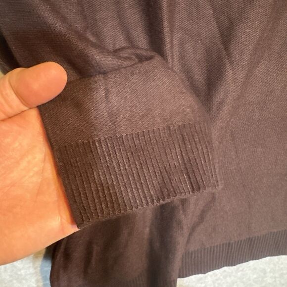 Chico’s Brown Grommet Sweater Women Size‎ 2 - Picture 7 of 11